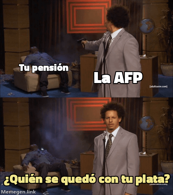 Meme Who Killed Hannibal: 'Tu pensión' / 'La AFP' / '¿Quién se quedó con tu plata?'